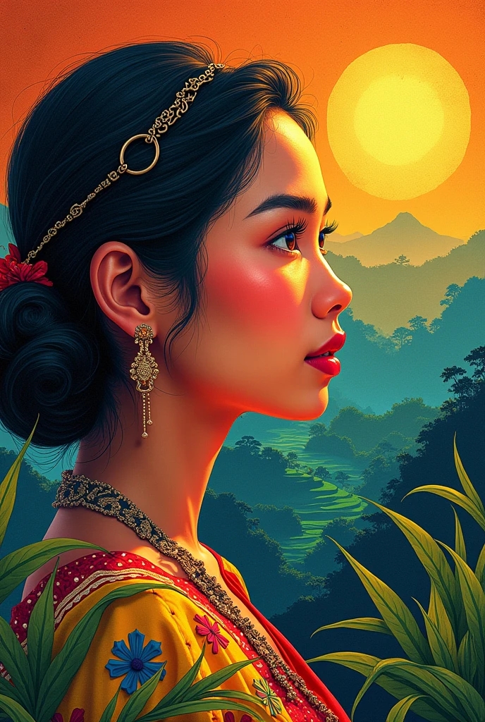 Poster about appreciation of the national language of Filipino