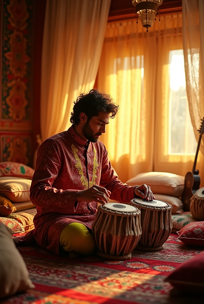 Tabla and harmony background