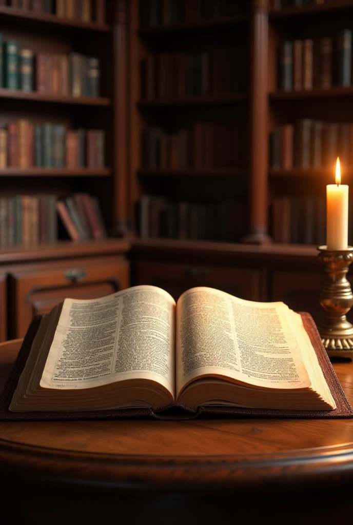 Open bible book