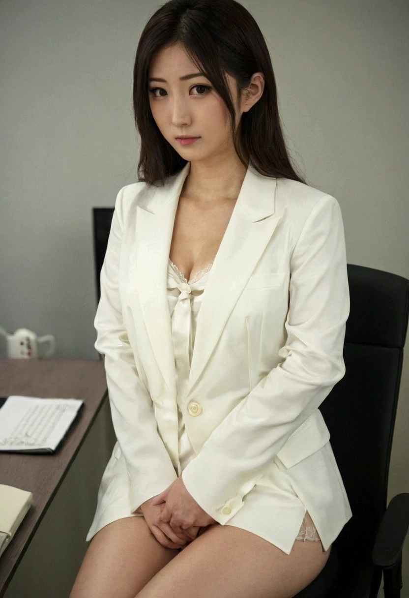 Japanese OL、Formal attire considered sexy.、Working in the office、Show your underwear