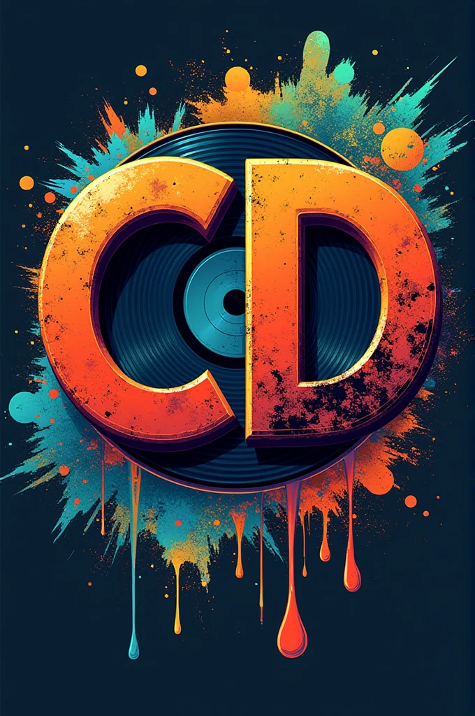 Logo for a t-shirt brand named Cdprintshop