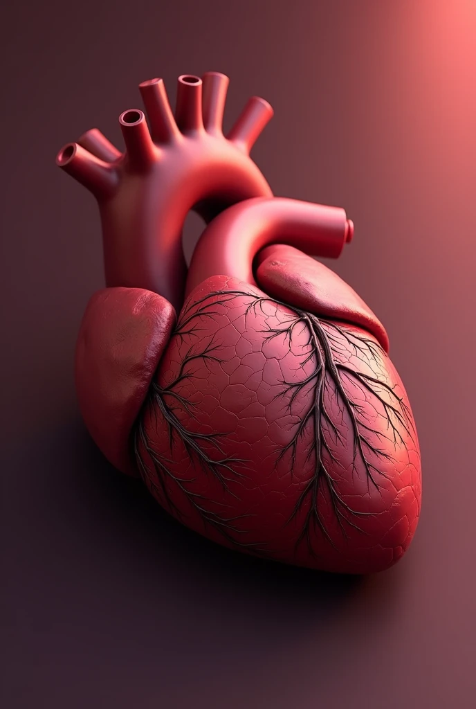 A real heart pic And background N