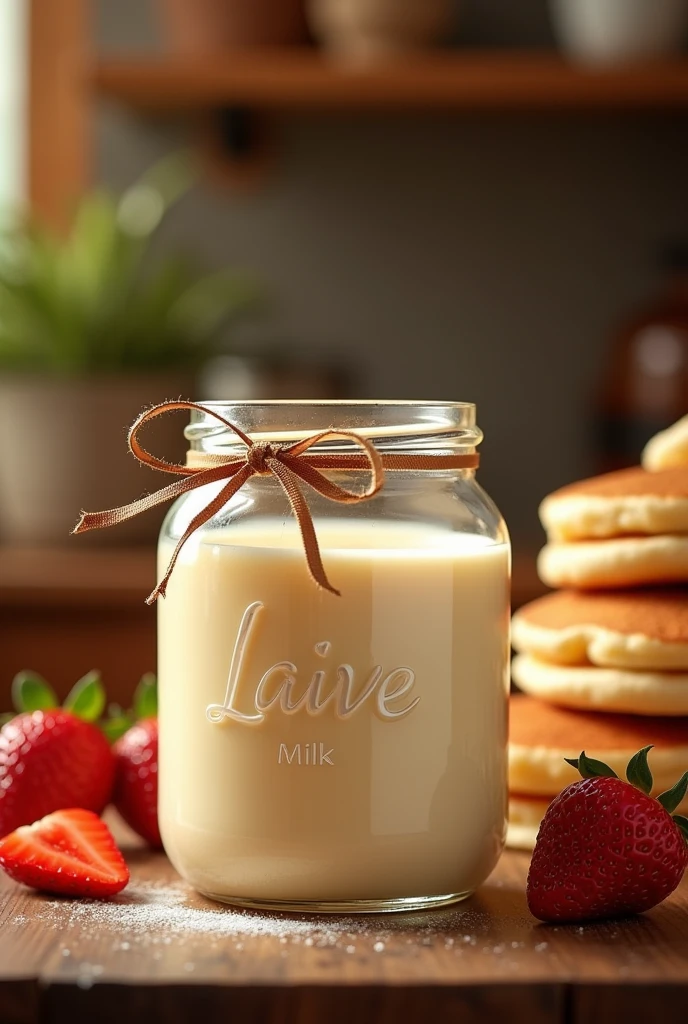 Laive brand condensed milk 


