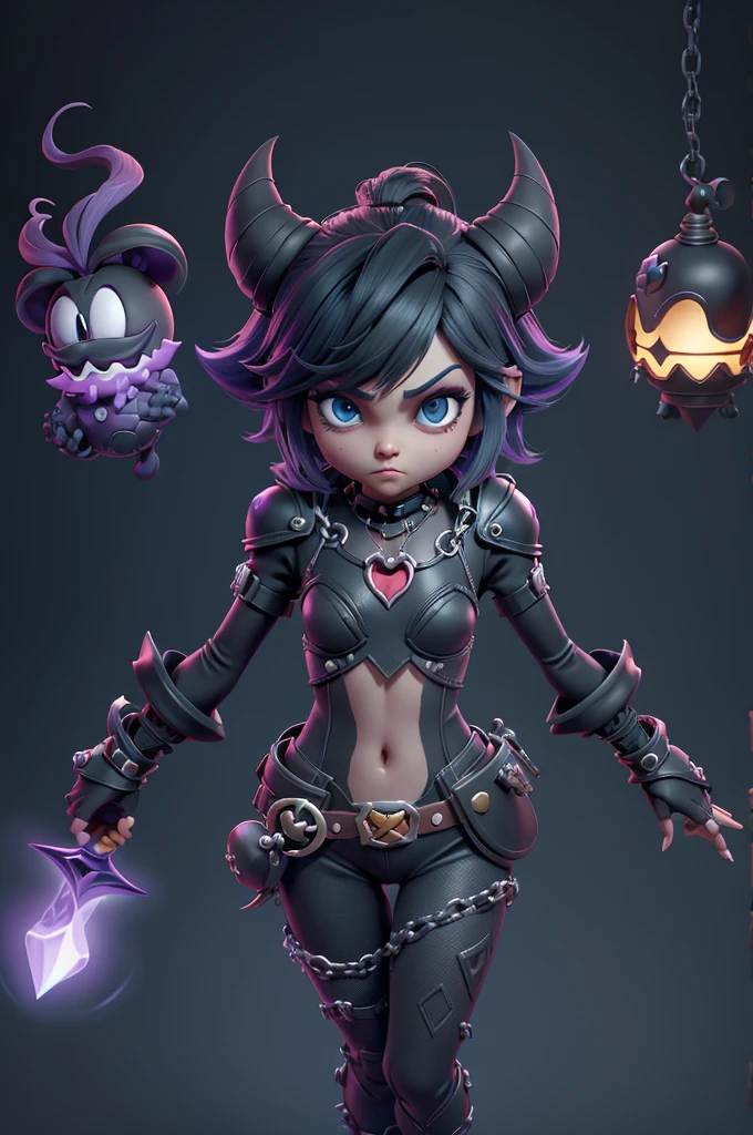 monstros estilos kingdom hearts, baseados em animais,3d style, shadown monster, demons, darkness monster, rayman legends, mickey mouse character style, girl and body, kingdom hearts, malhas leves e quentinhas, cores frias e alegres, portando espada magica, dark mouse in around, (raytrace), peitões