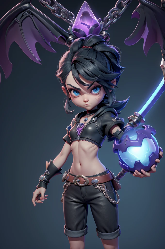 monstros estilos kingdom hearts, baseados em animais,3d style, shadown monster, demons, darkness monster, rayman legends, mickey mouse character style, girl and boy, kingdom hearts, malhas leves e quentinhas, cores frias e alegres, portando espada magica, dark mouse in around, (raytrace), ((shorts muito curto))