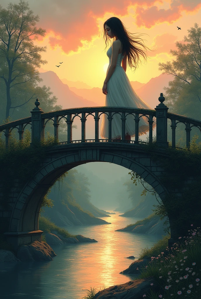 Suicide attempt from a bridge