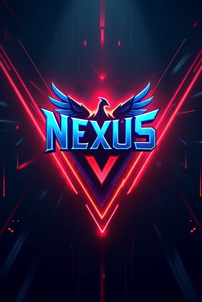 A Valorant e-sports logo and the name of the NexusV team