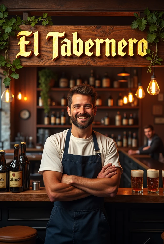 An advertising poster with the name of El Tabernero that looks trustworthy