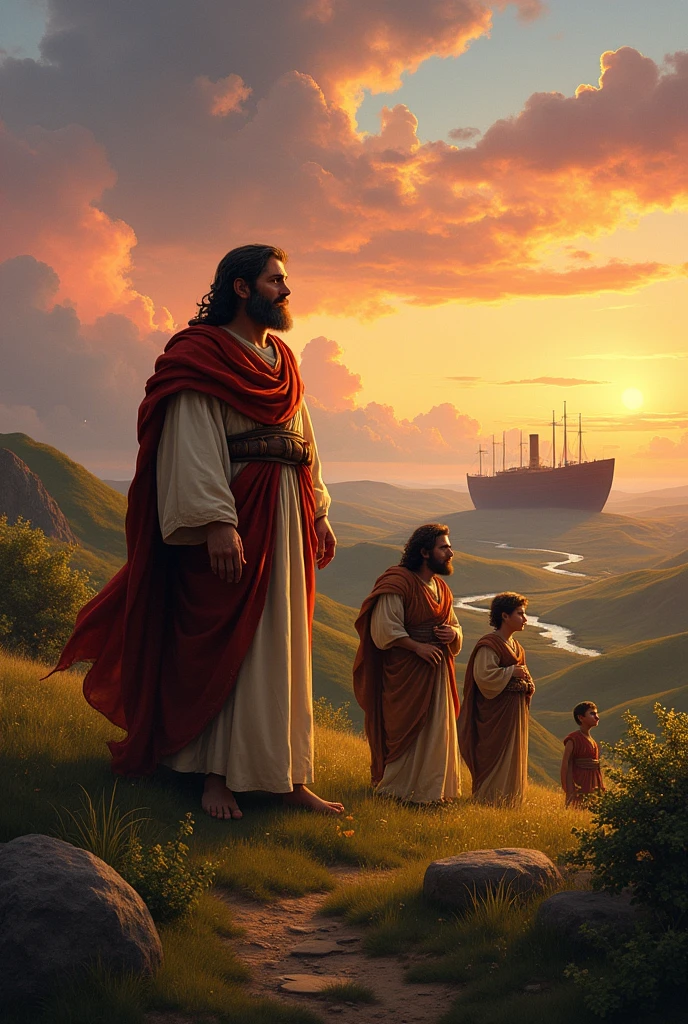 Noah and his 3 sons