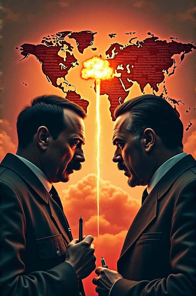 I want to my YouTube background the topic is languages most dangerous weapon in the world and I also want so rajnish and at love it Hitler in this and world and in image also you upload like the language of adlo Hitler and also versus the World weapon of nuclear bomb so like this 