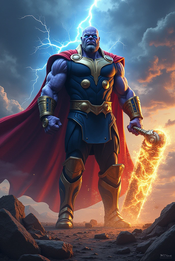 The mix of Thor and Thanos