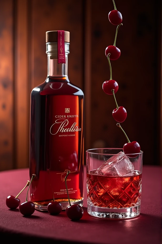 Create a cherry liqueur website.
