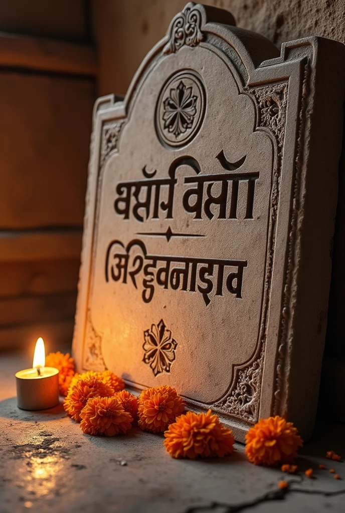 Shree hanuman ji name latter, mada of stone