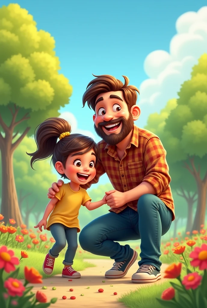 girls father pic cartoon pic