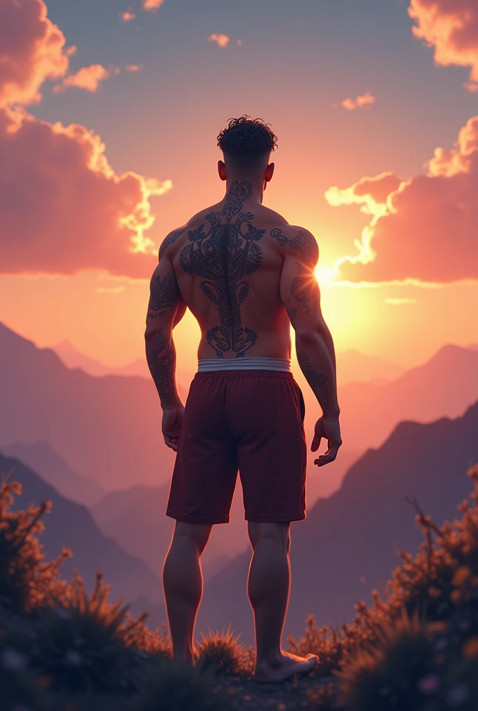 Create a male back avatar