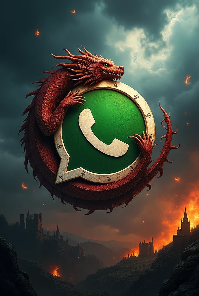 House of the Dragon WhatsApp Logo 