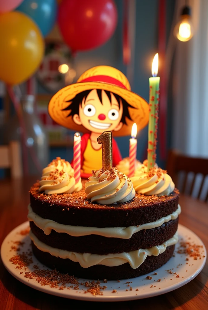 Birthday cake with Usopp image