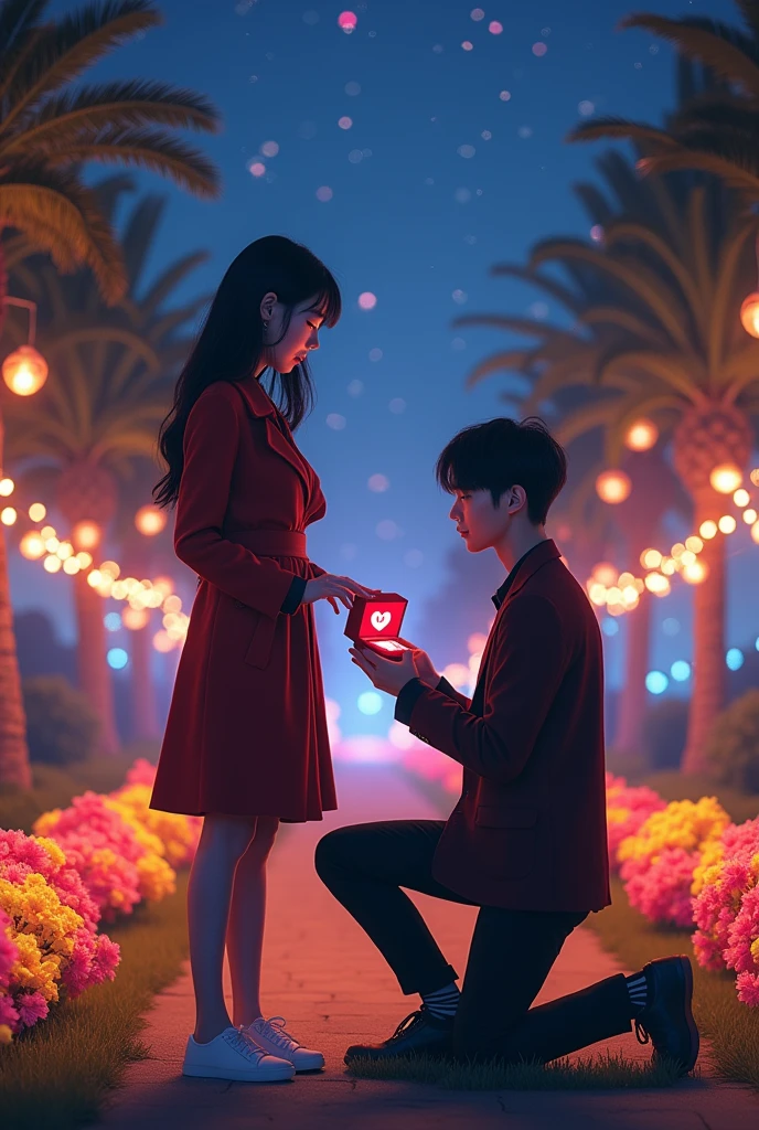 BTS themed marriage proposal