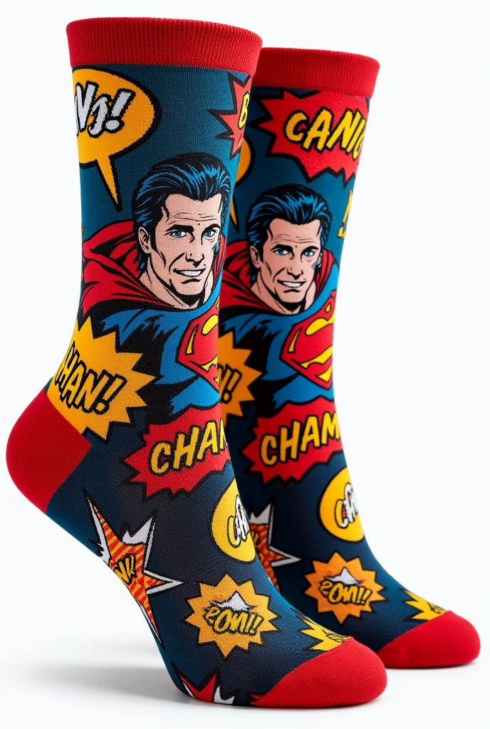 Comic icon socks
