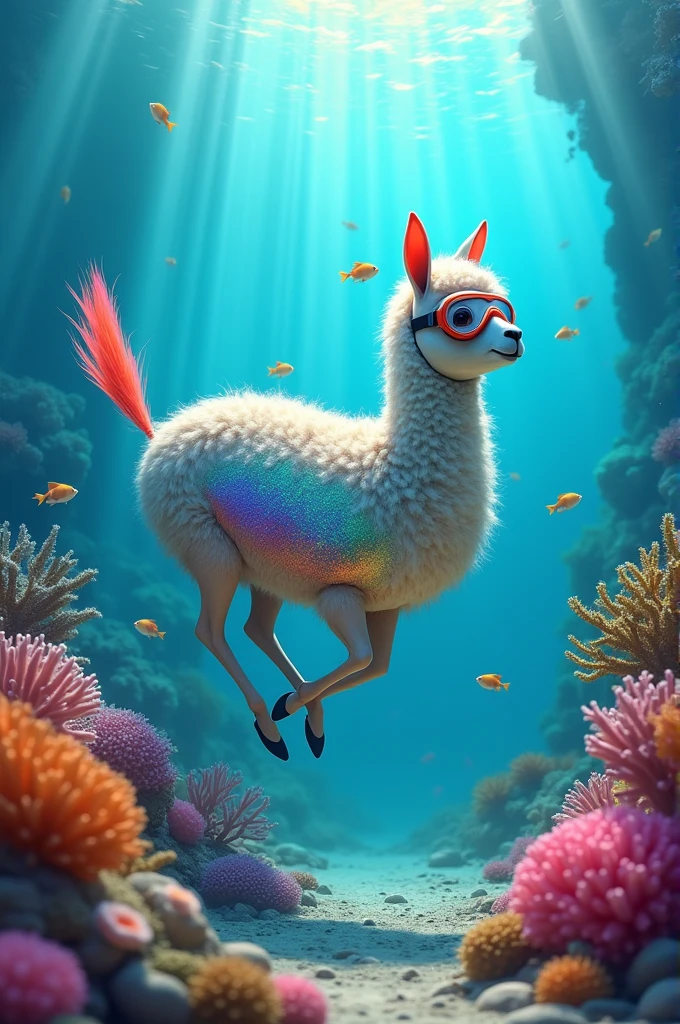 Fish with llama