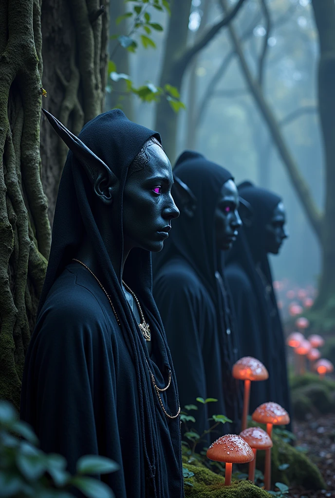 Black dark elves