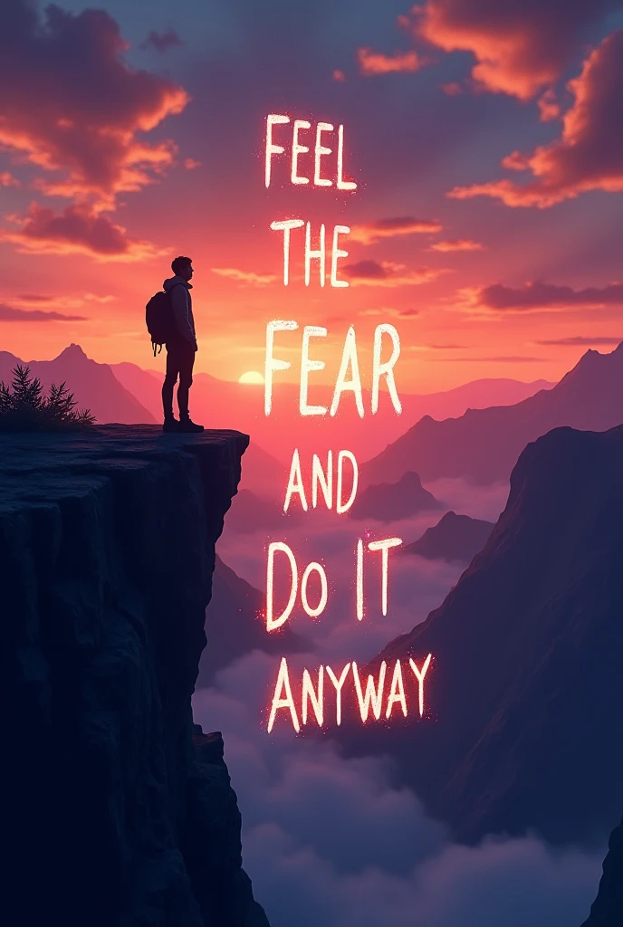 wallpaper with text = Feal The Fear and Do It Anyway