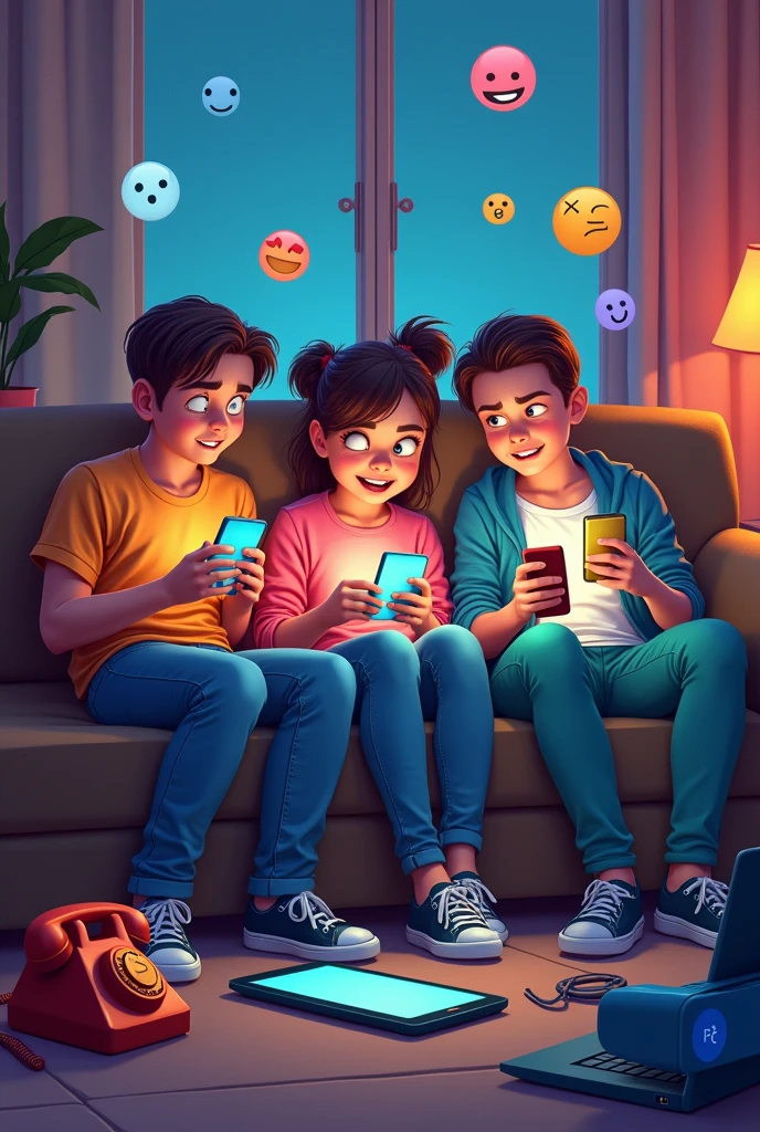 Produce a meme  "Say it with memes: Young people and adults and their relationship with technologies"