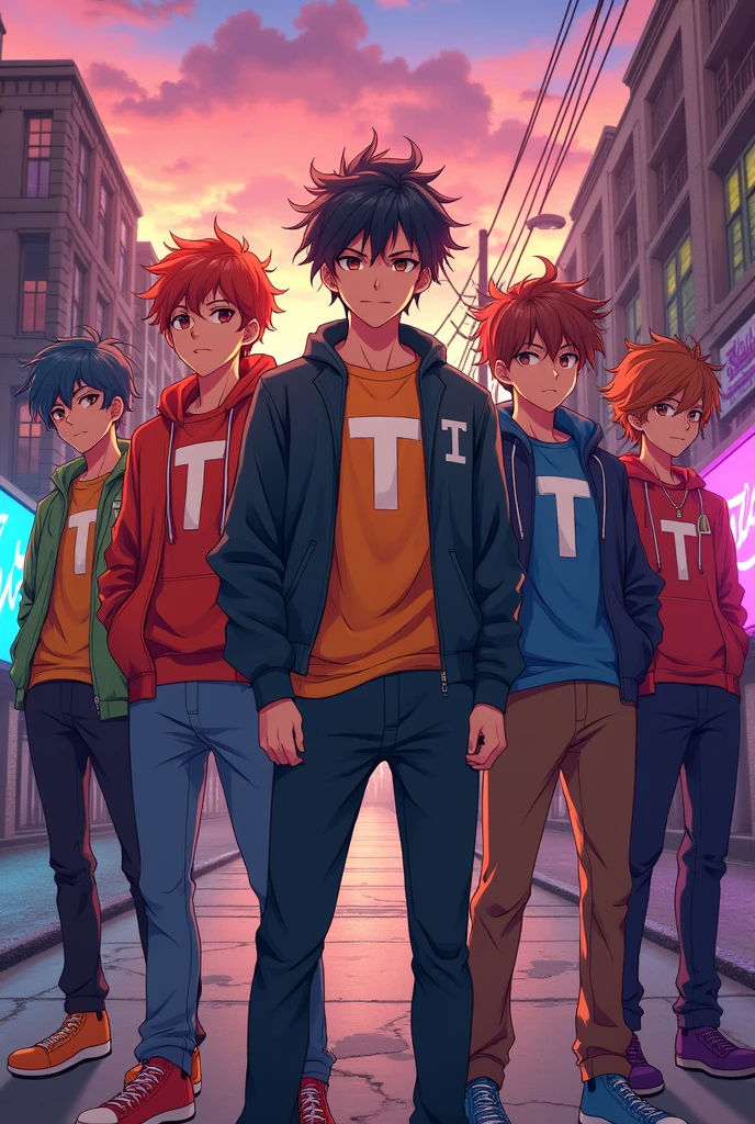 Anime boys should put the letter T on their chest 
