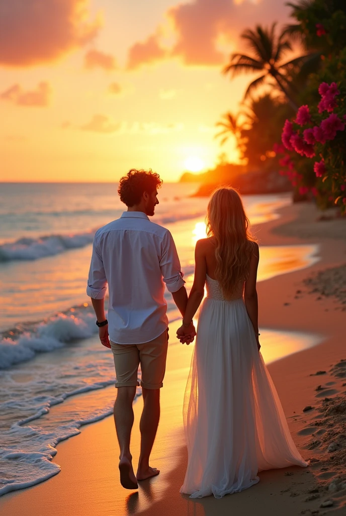 Create a video of husband and wife honeymoon