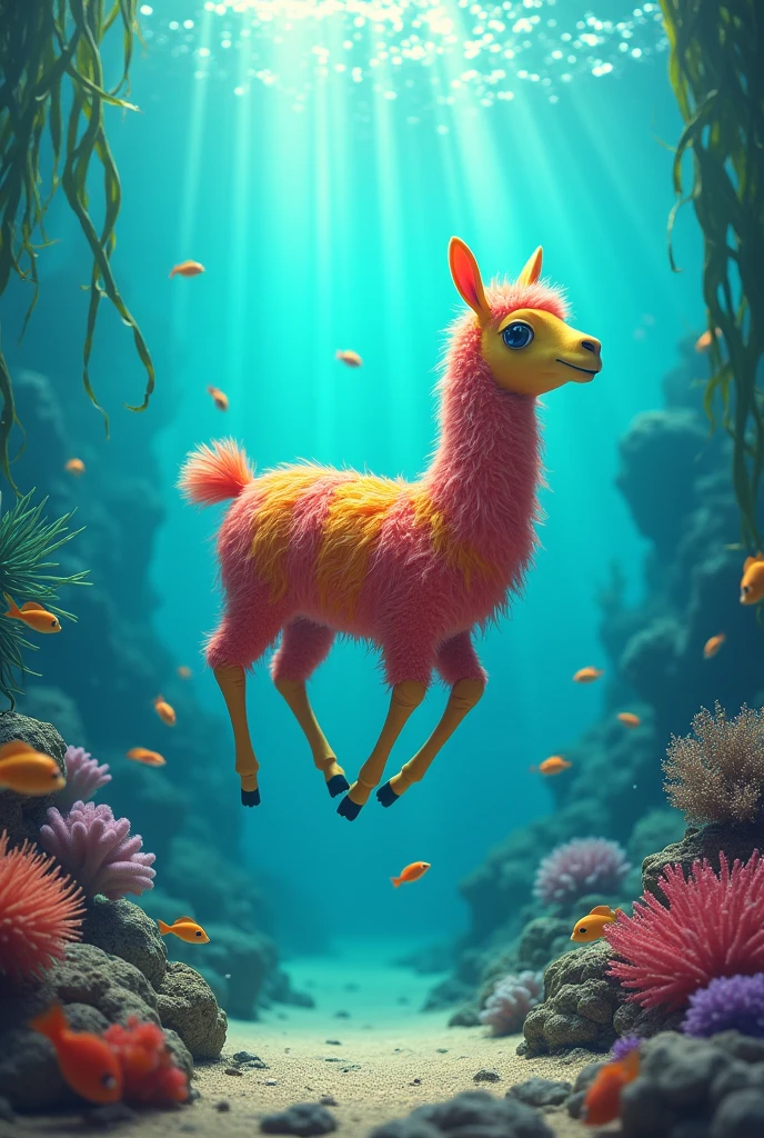 Fish with llama