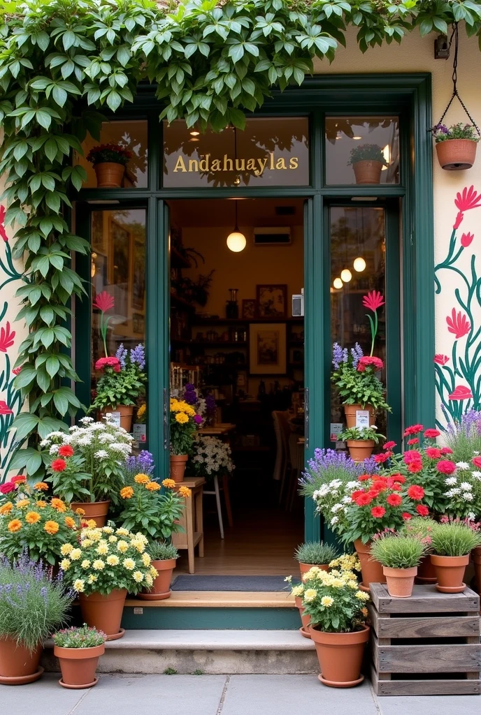 Flower shop with the name D TALLES ANDAHUAYLAS