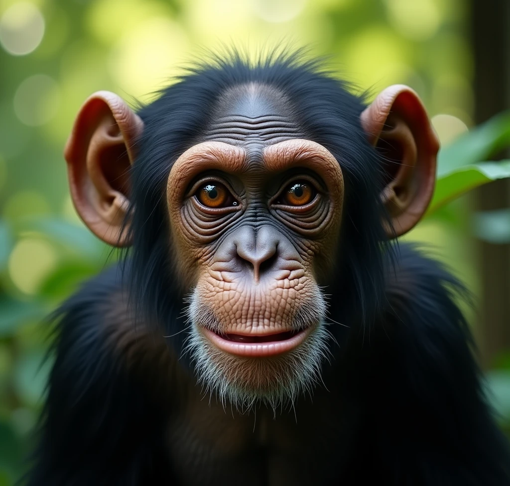 Chimpanzee face