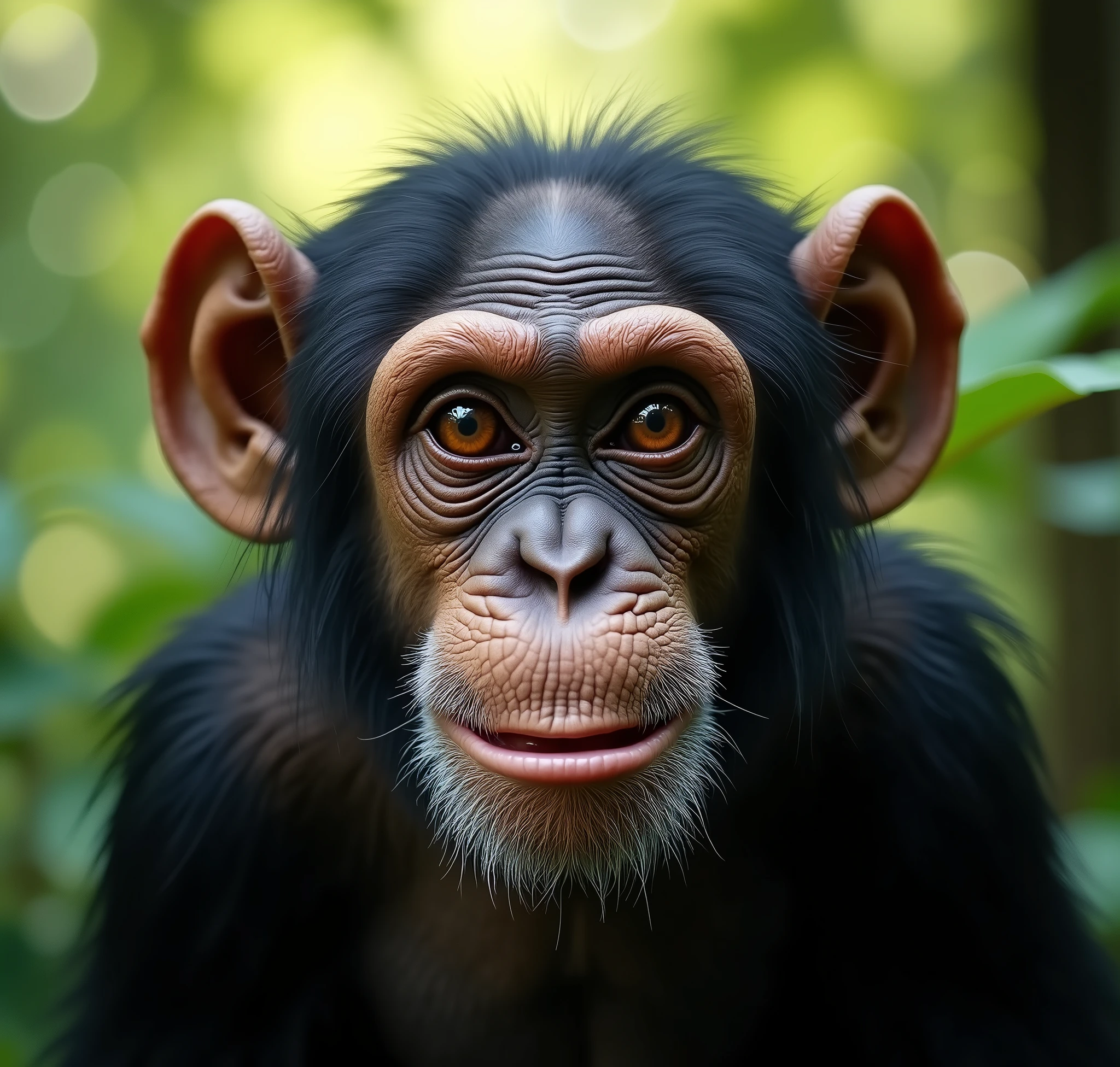 Chimpanzee face