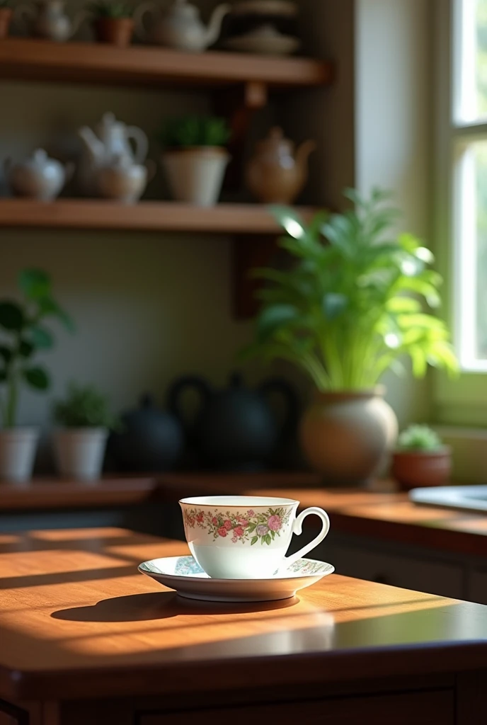 A empty cup