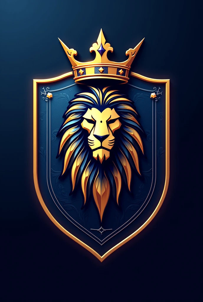 Make a vip luxury esports logo desing with the name KPI gang and put a lion in the middle.