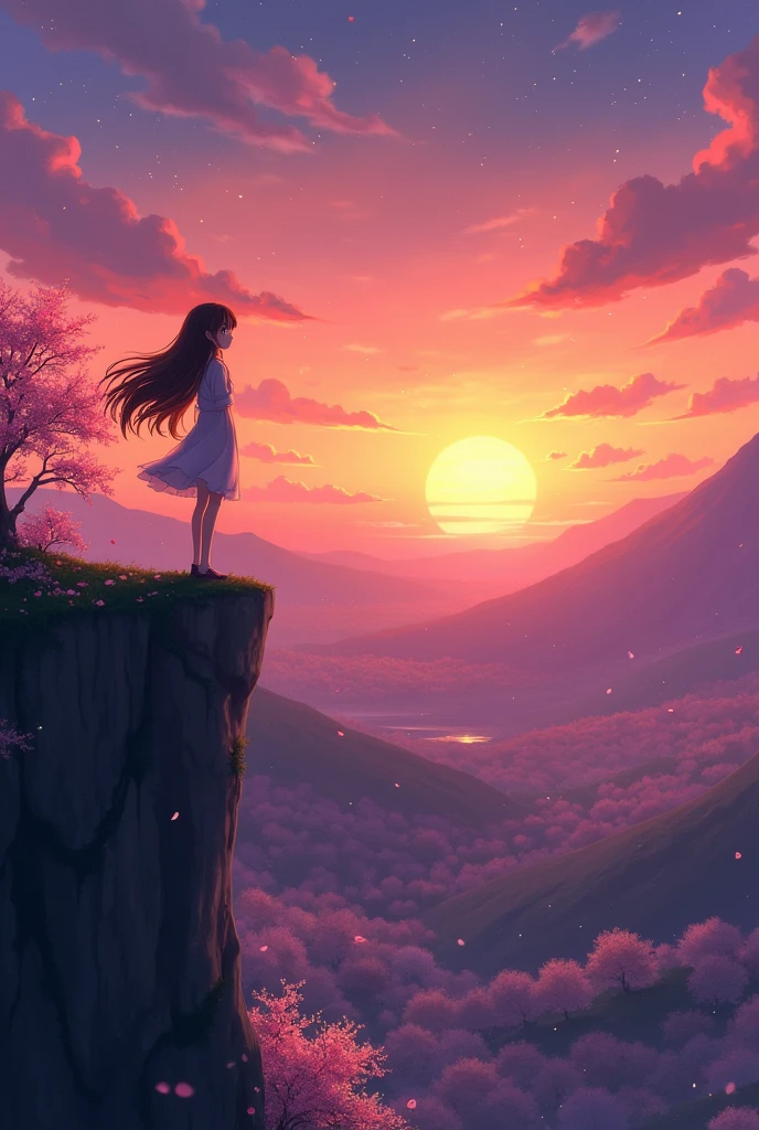 a scene from an animated movie, makoso shinkai style
