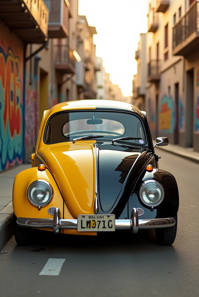 To draw a Volkswagen Beetle half Corolla
