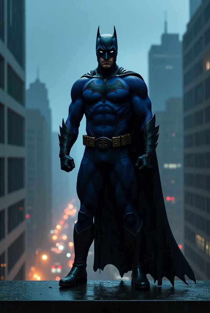 Nightwing in the style of Christopher Nolan