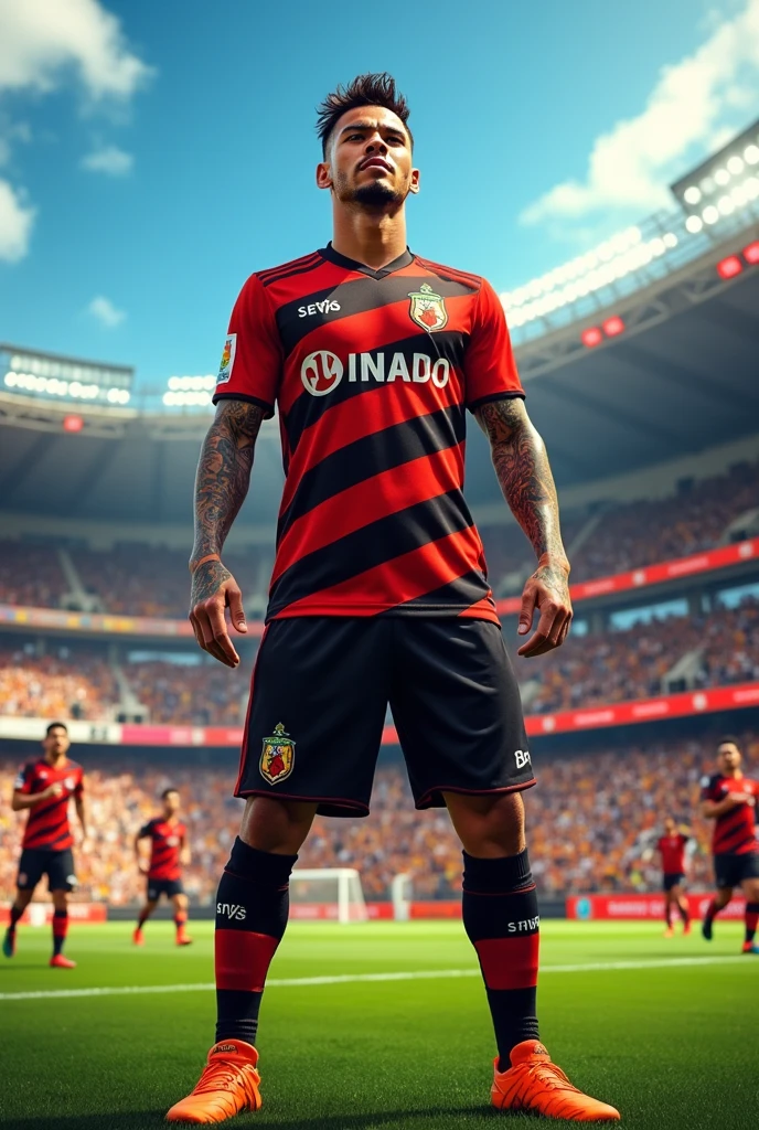 Neymar in the Flamengo jersey 