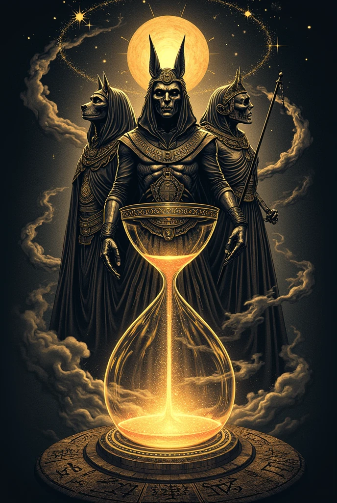 An image for a tattoo of Anubis,An image representing Anubis,Hades,Whole,Mictlantecuhtli and Thanatos