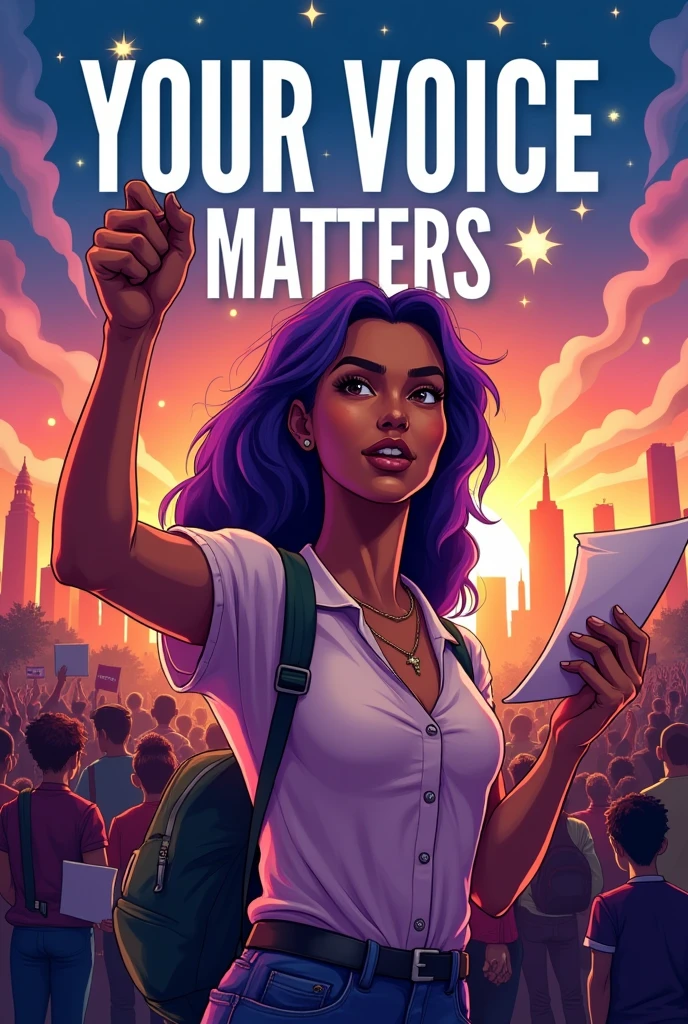 Poster about voting 