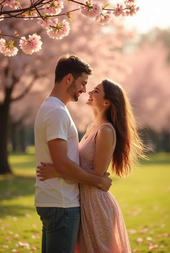 A girl with her boyfriend