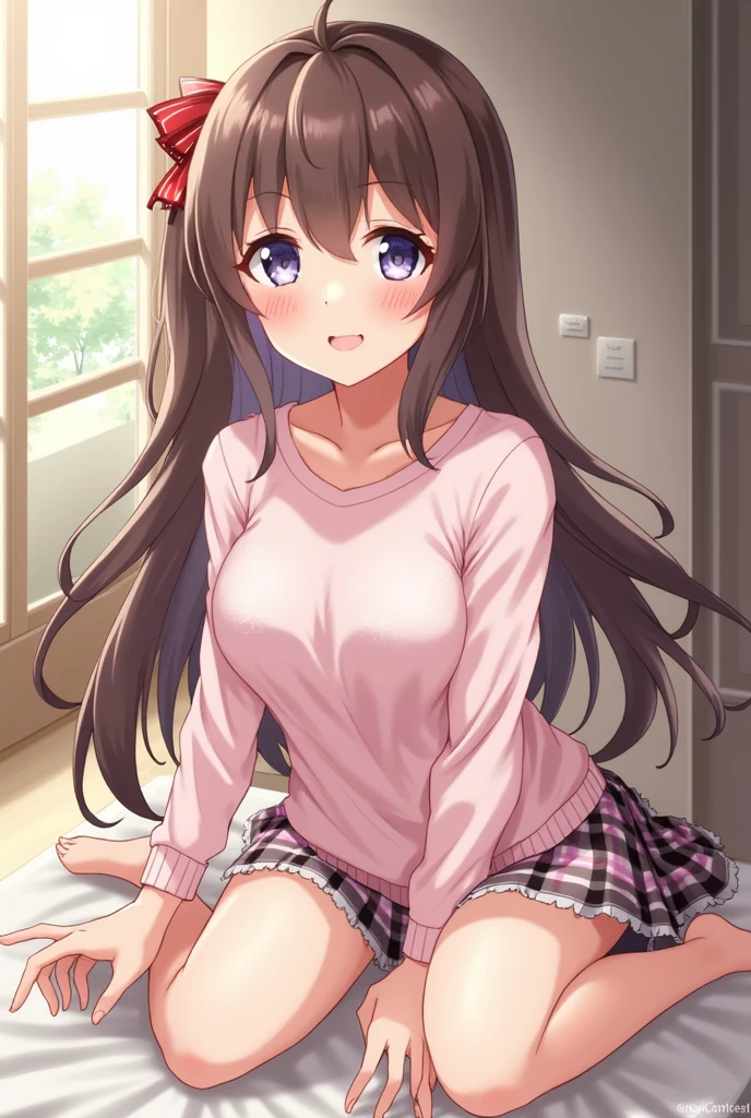 anime girl ispreading pussy without the censor