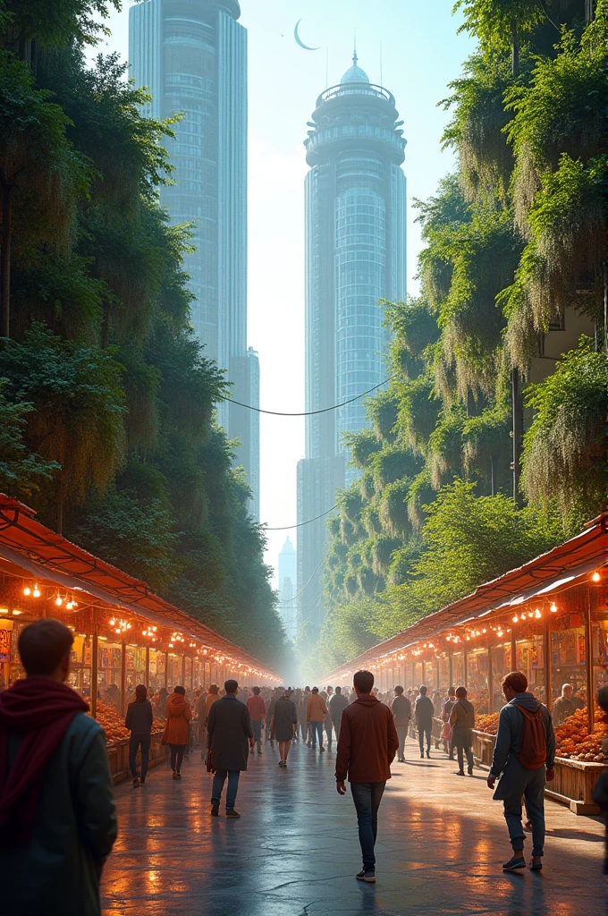 Marghilan city in 2050