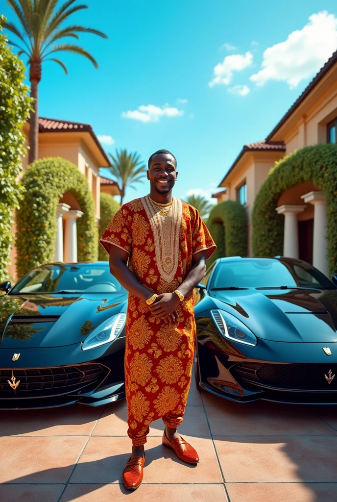 Igbo rich man in his new cars