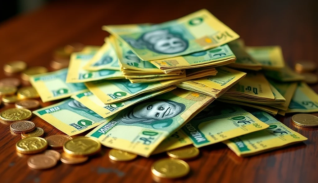 A lot of money in reais