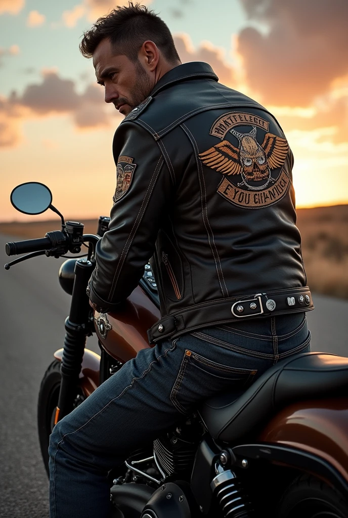 biker patch, cold shadow, be tough, with chains, motorcycle, Route, pistons.