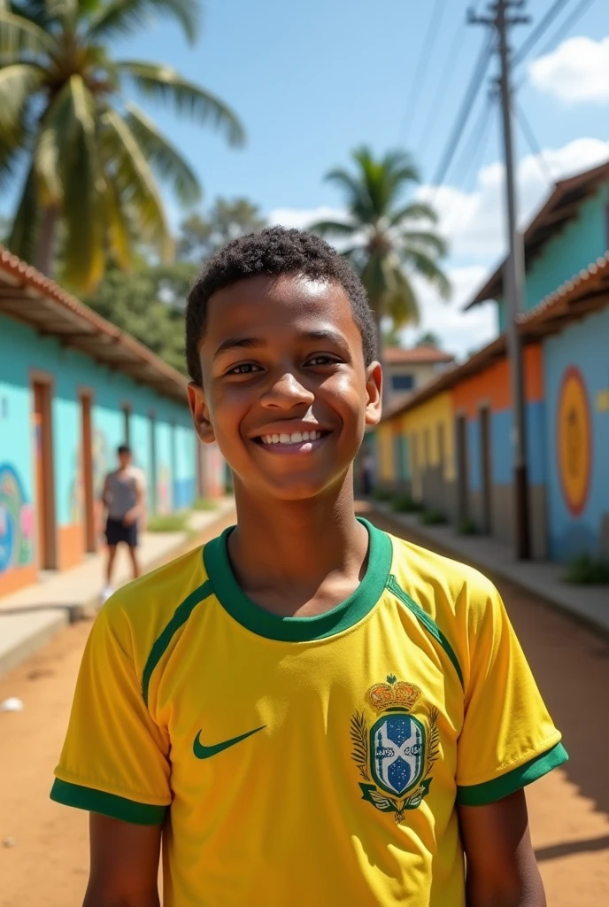 Brazilian eager to play football with friends tomorrow
