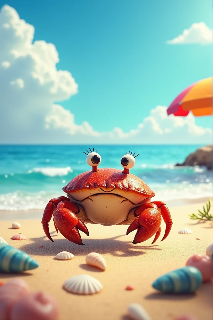 The worried crab. 