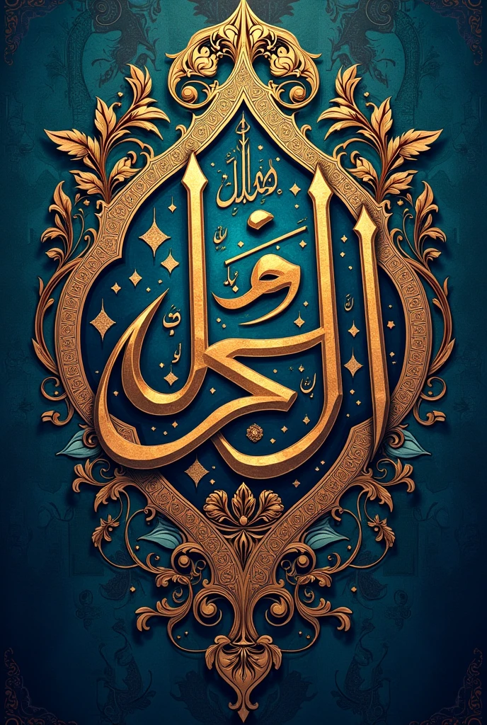Kufic style of the name wahyu in arabic, size 1280x720 pixel